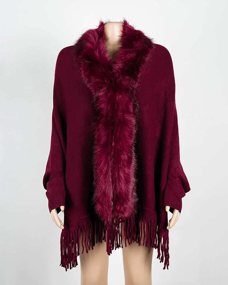 Solid Color Stylish Vintage Long Sleeve Batwing Sleeve Sweater Cardigans