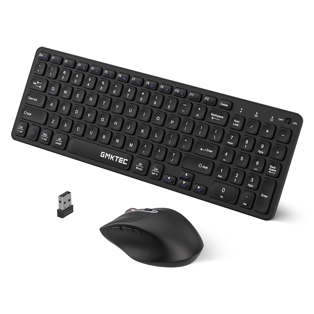 2.4G Wireless Full-sized Keyboard & Mouse Combo