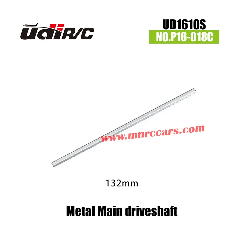 UDIRC UD1610S RC Monster Truck Parts 132mm Metal Main driveshaft P16-018C