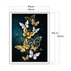 （No Printed Canvas）Counted Cross Stitch 11CT-Butterfly 40*50cm