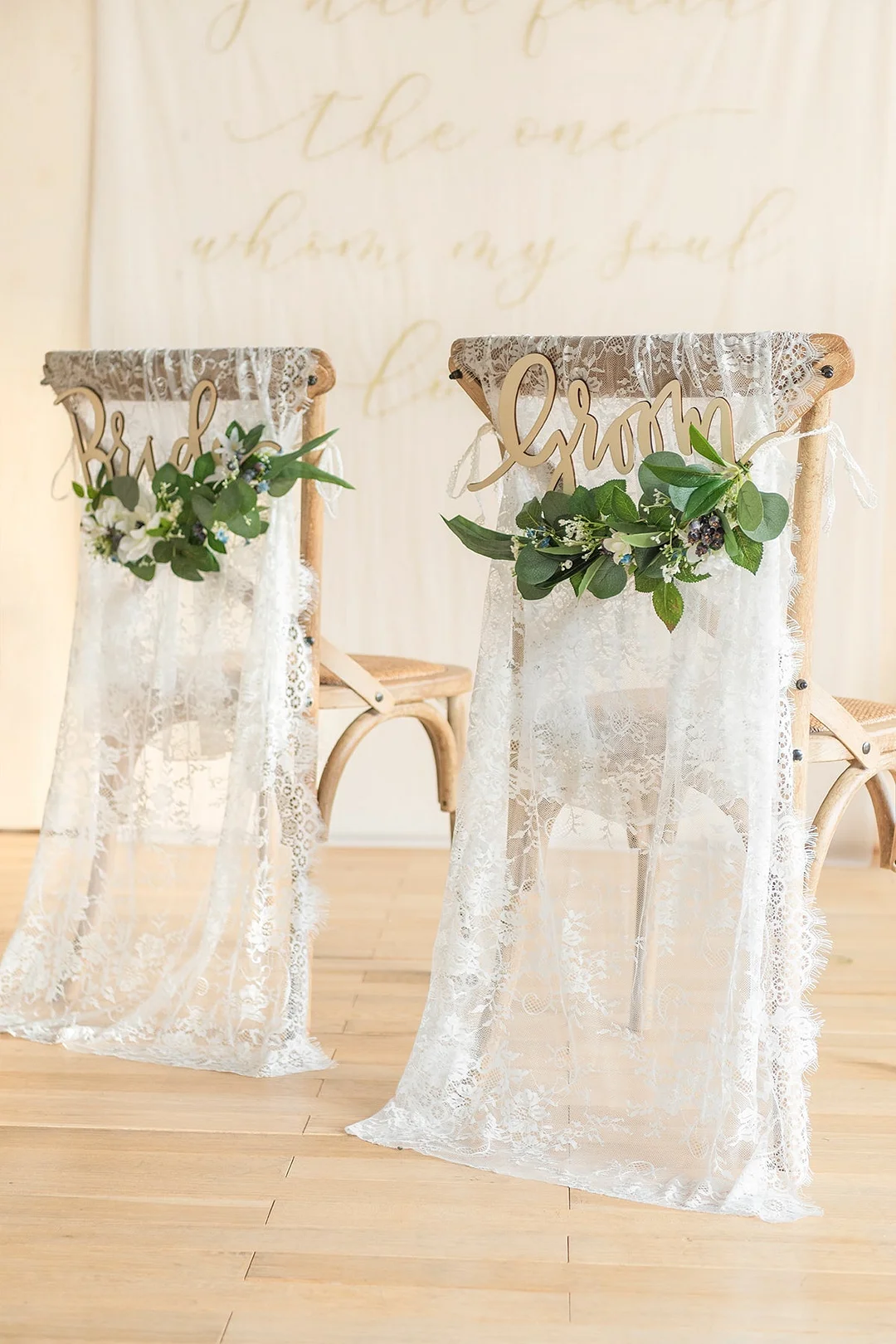 Couple Chair Floral Decor