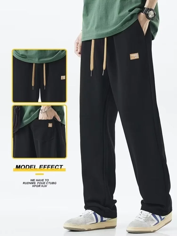 👖💥casual straight leg pants men