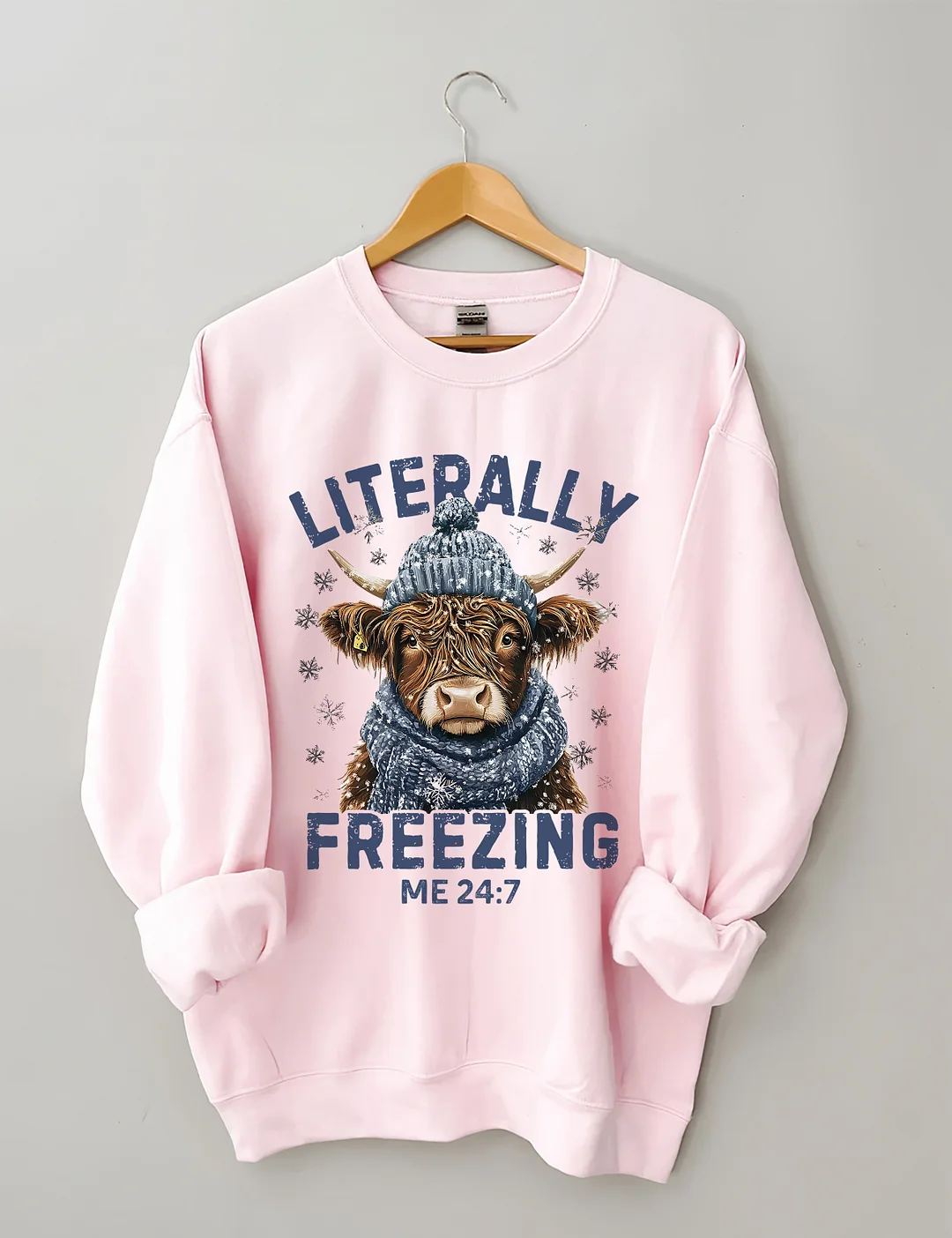 Literally Freezing Me 24:7 Sweatshirt