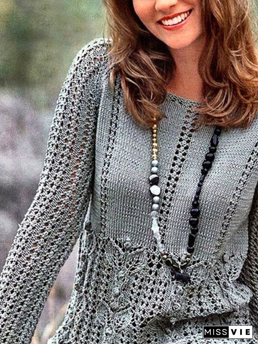 Crew Neck Loose Sweater