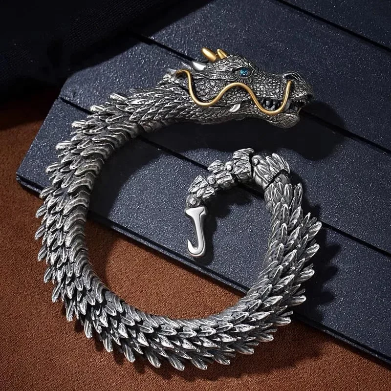 Vintage Metal Dragon Bracelets