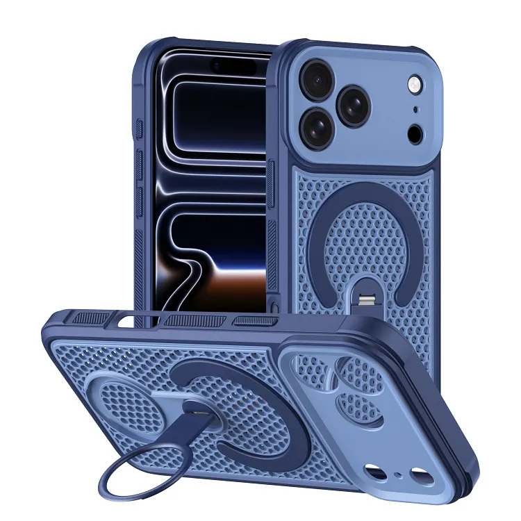 Cover Honeycomb-Patterned 360&deg; Magnetic Case for iPhone 17 Series