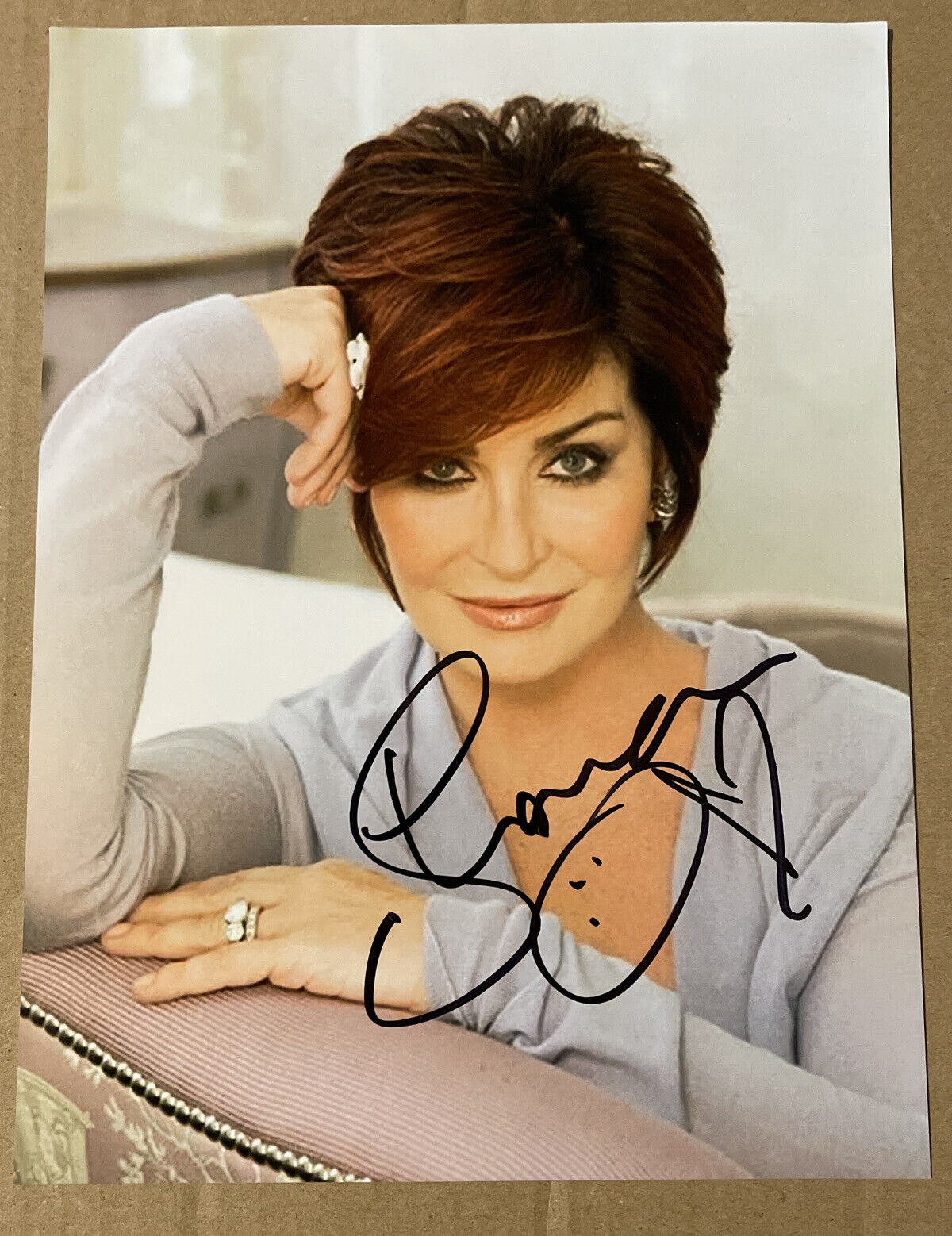 Sharon Osbourne signed autograph Photo Poster painting 8x6 X Factor TV Judge Reality Writer ITV