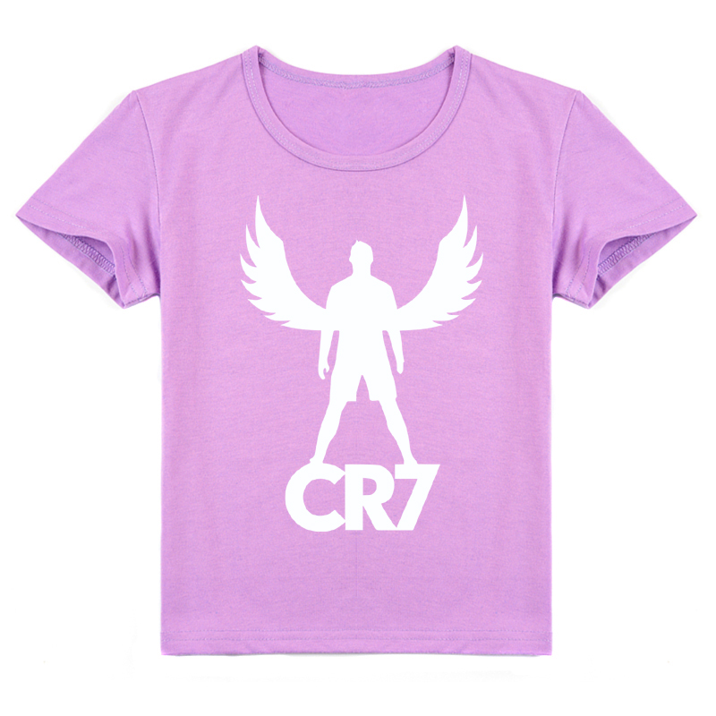 Mayoulove Ronaldo Graphic Tee for Kids - Unisex Short Sleeve T-Shirt - Perfect Gift for Boys and Girls - Soccer Fan Apparel-Mayoulove