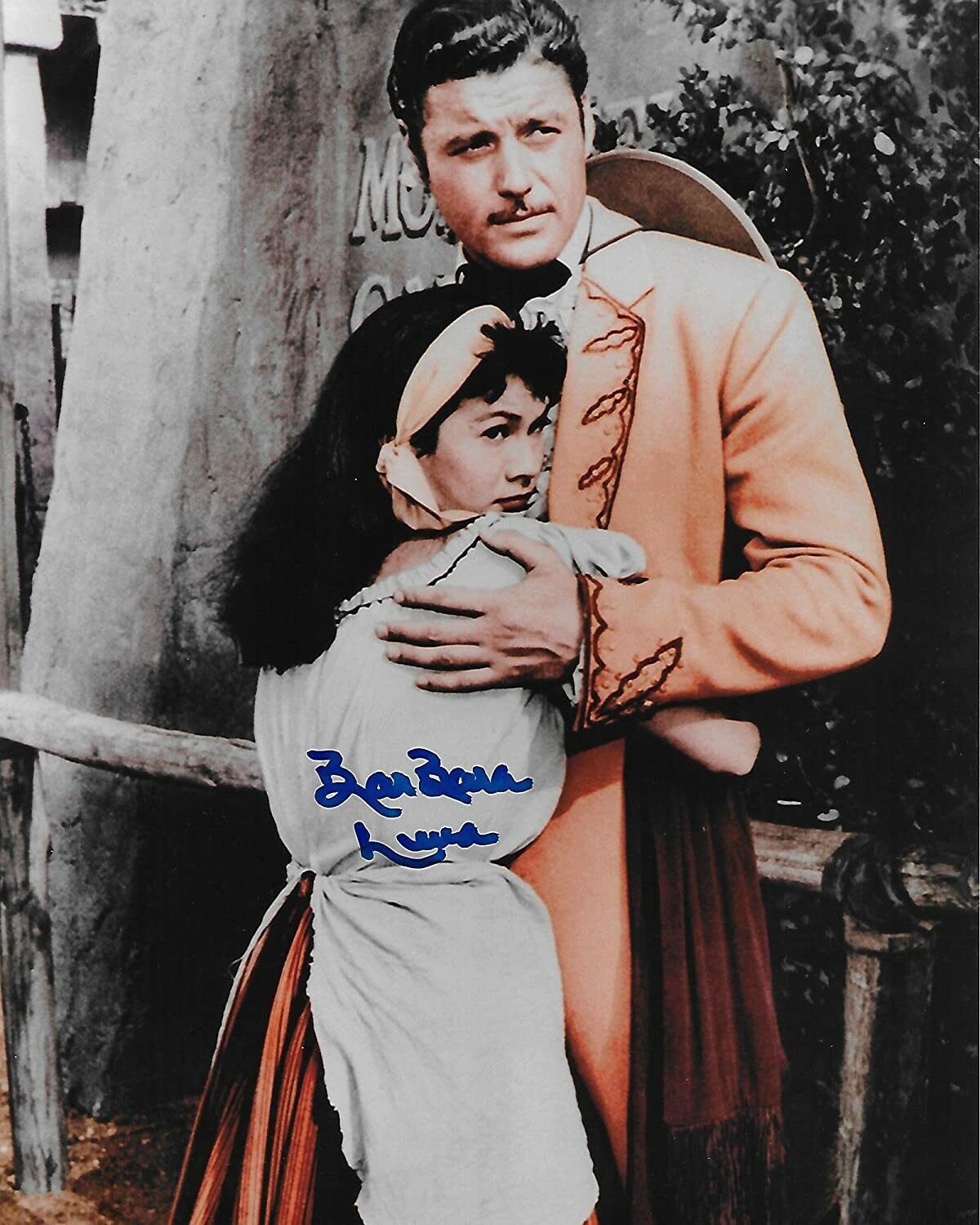 Barbara Luna Original Zorro Autographed 8X10 Photo Poster painting #13 signed @Hollywoodshow