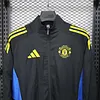 2025/2026 Manchester United Windbreaker Black Football Shirt 1:1 Thai Quality