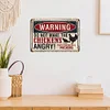 Warning Signs - Metal Tin Signs(12*16Inch)