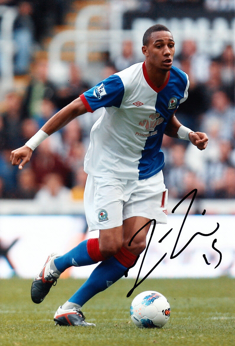 Blackburn Rovers F.C Steven N'Zonzi Hand Signed 11/12 Photo Poster painting 12x8 2.