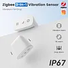 Smart Home Vibration Alarm IP67 Waterproof and Dustproof Vibration Sensor Adjustable Sensitivity