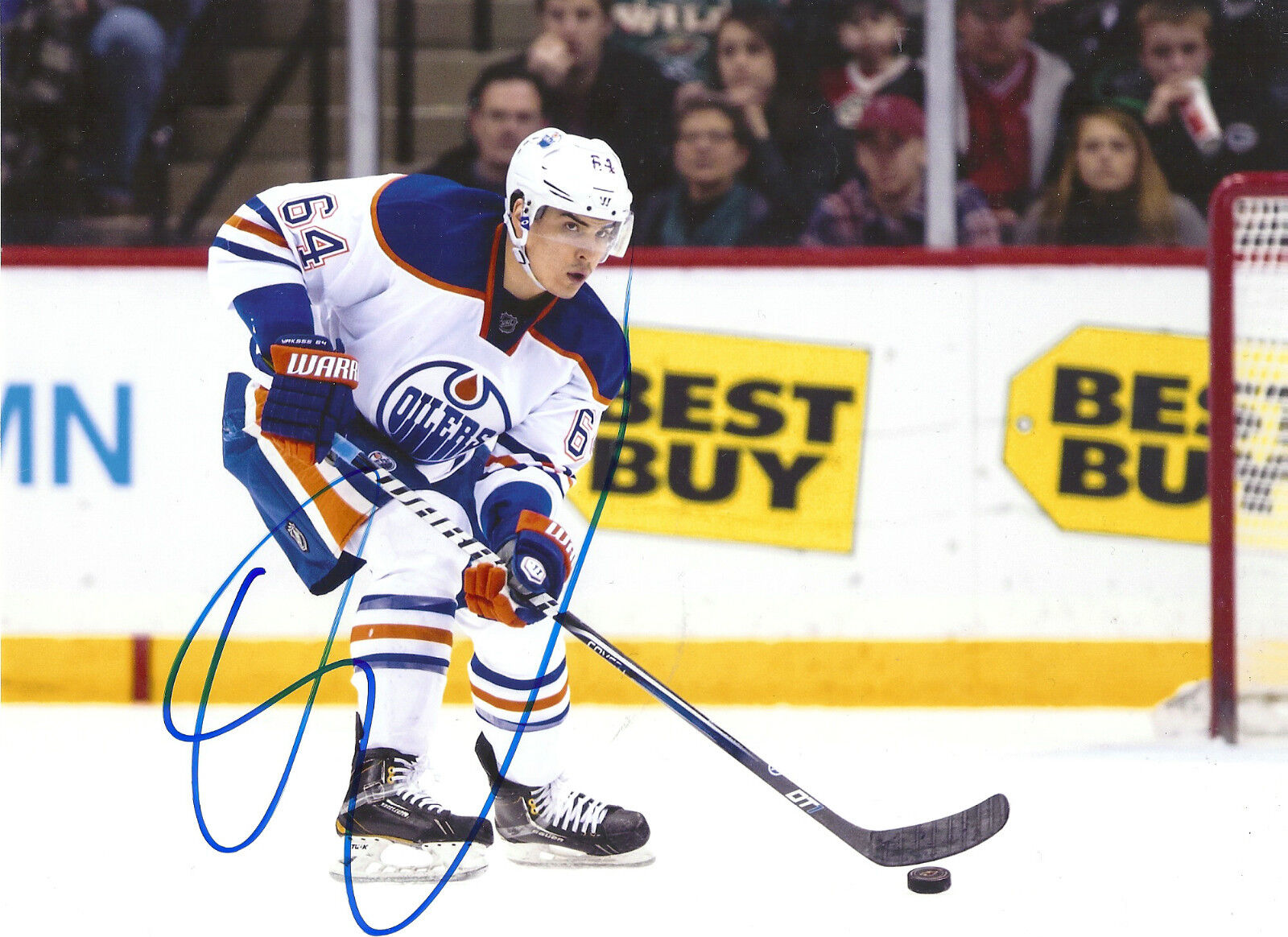 NAIL YAKUPOV 'EDMONTOM OILERS' SIGNED 8X10 PICTURE *COA