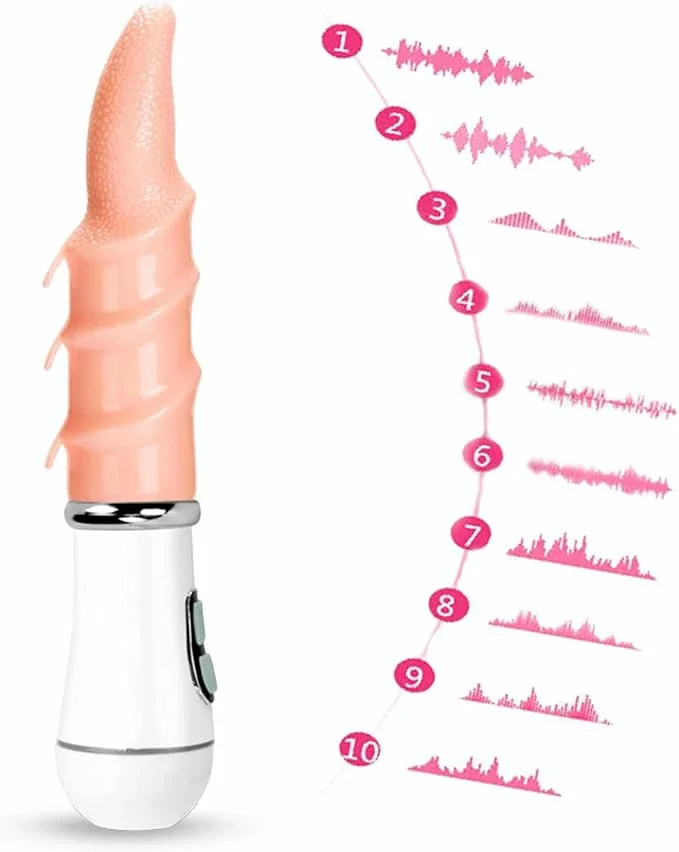 Vibrator Male Tongue Masturbator Oral Licking Tongue Vibrator Silicagel Strong Vibration Sex Toys for Women