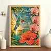 Hummingbird Scripture Diamond Painting Kits for Adults Beginners 30x40cm