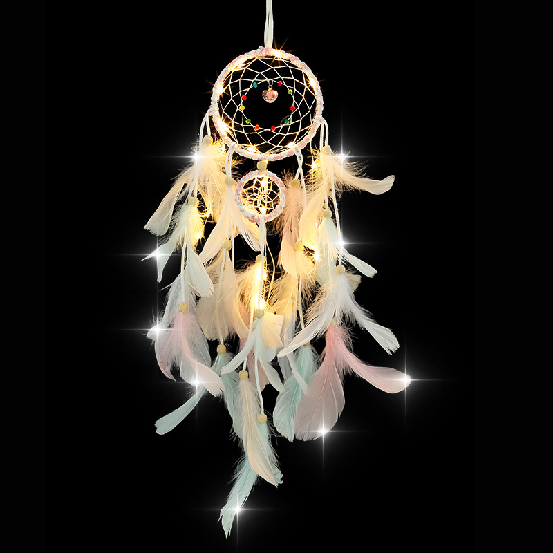 Dream catcher/color dream catcher/custom color/color lights