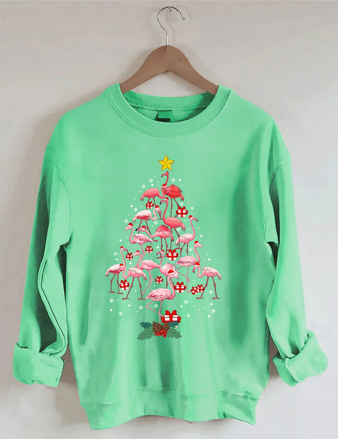 Funny Flamingo Christmas Sweatshirt