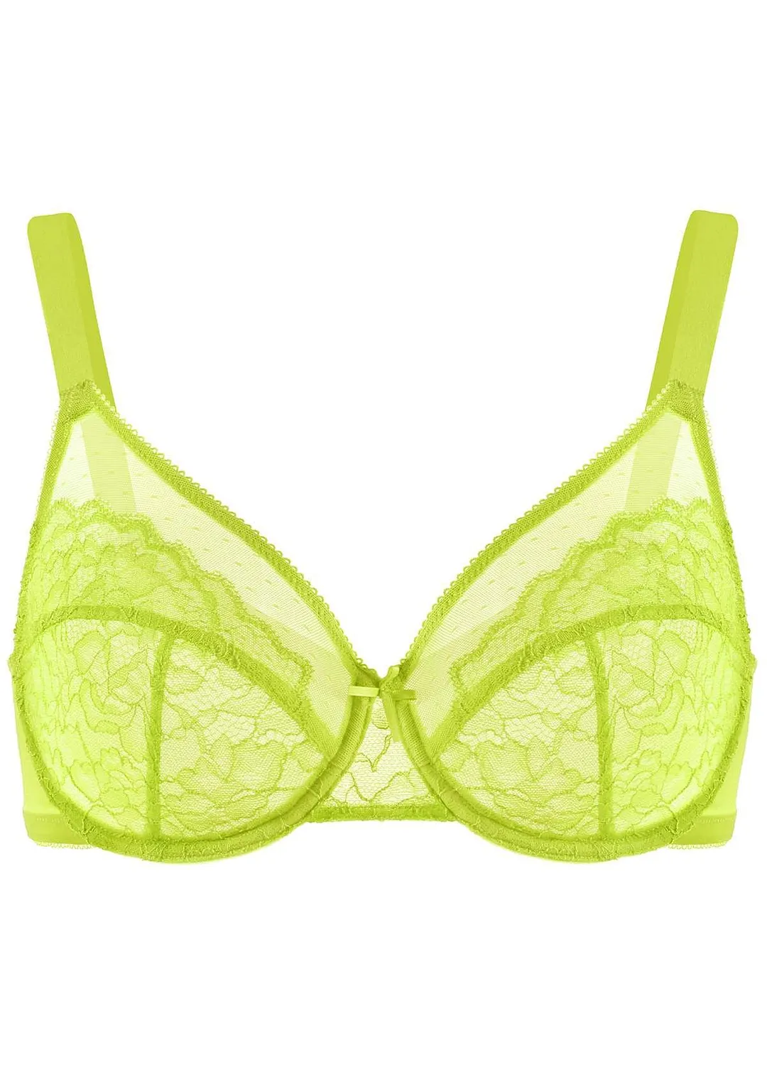 Enchante Unlined Non-padded Lace Underwire Bra