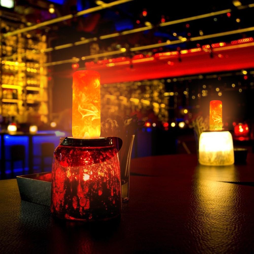 

E27 E14 7W LED Flame Effect Fire Light Bulb Flickering Emulation Decor Lamp, 501 Original