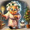 (Multi-Style)Funny Grandma-Full Round Diamond Painting 30*30/40*40CM