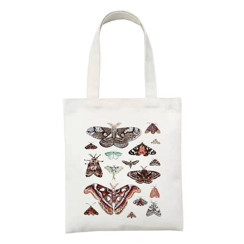 Women’s Minimalist Artistic Animal Mushroom Butterfly Shopping Bags