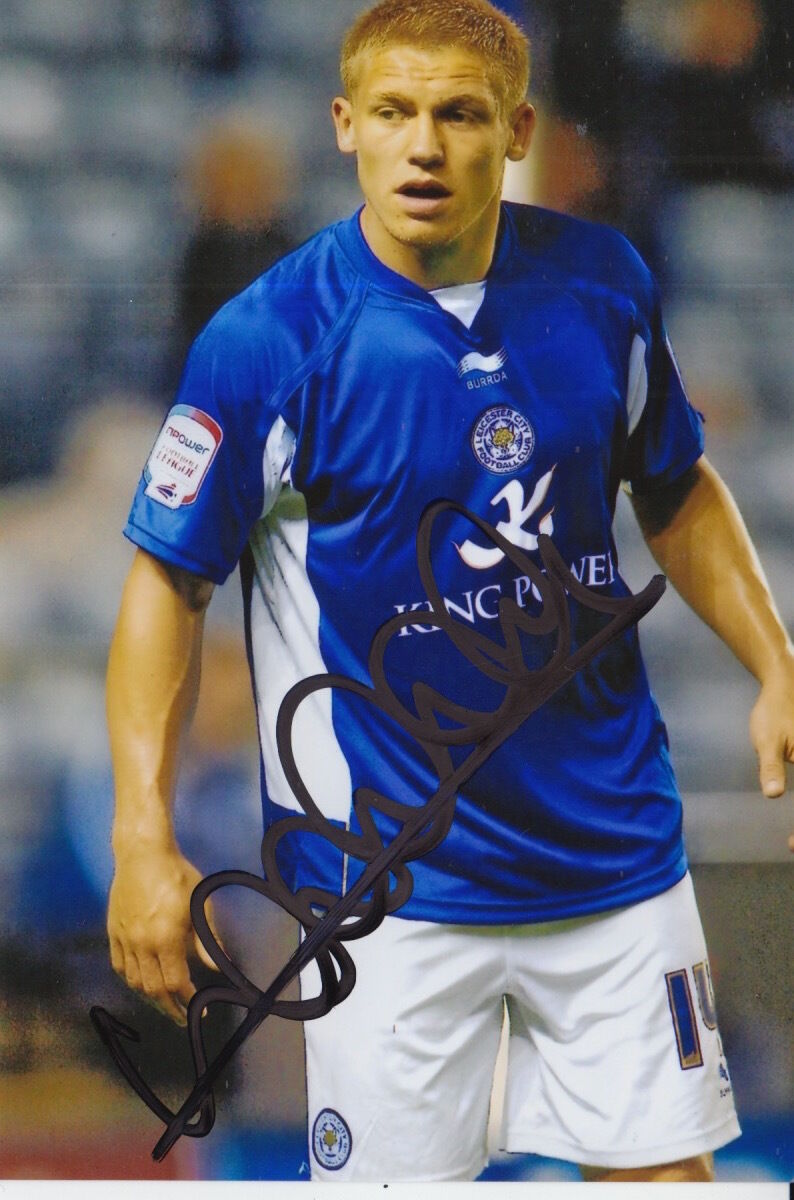 LEICESTER CITY HAND SIGNED MARTYN WAGHORN 6X4 Photo Poster painting 1.