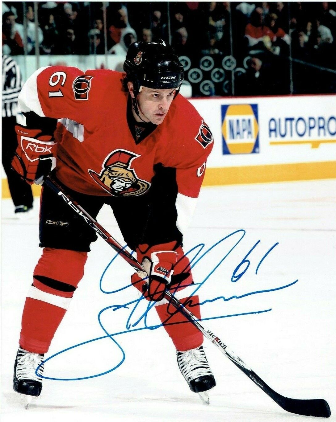 CORY STILLMAN autographed SIGNED OTTAWA SENATORS 8X10 Photo Poster painting