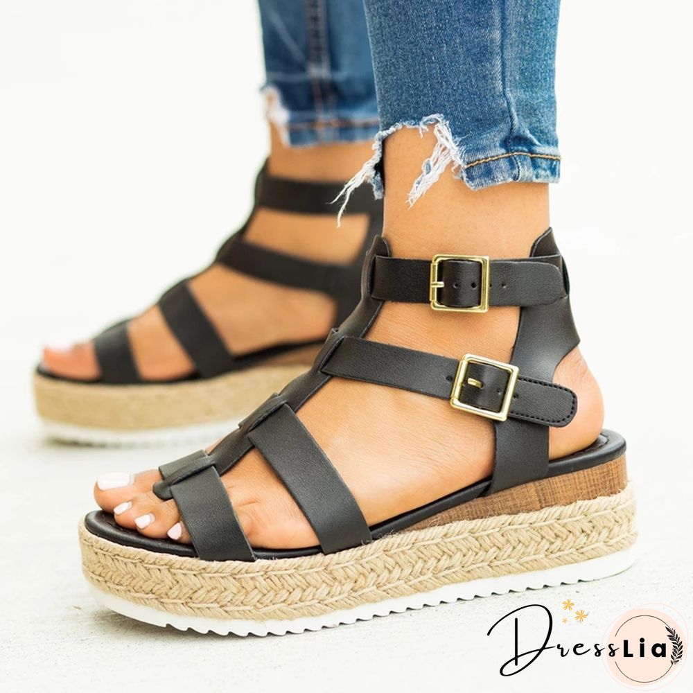 Woman Sandals Wedges Shoes For Women High Heels Sandals Summer Shoes Fashion Chaussures Femme Platform Sandals