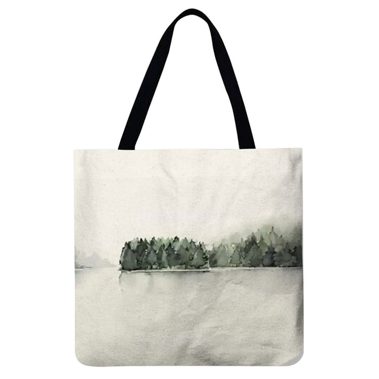 【Limited Stock Sale】Green Banana Leaf Plant forest - Linen Tote Bag