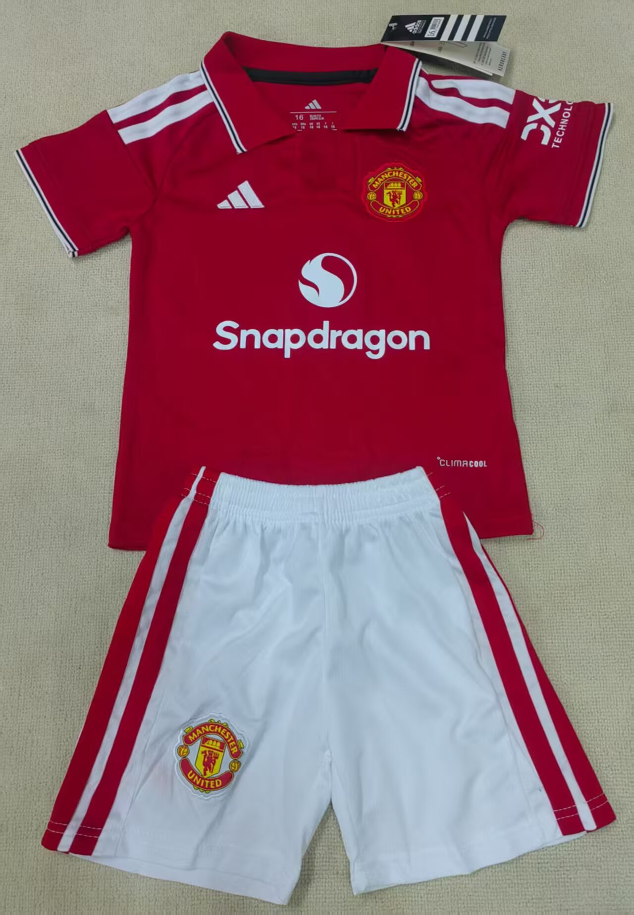 2026/2027 Kids Size Manchester United Home Football Shirt 1:1 Thai Quality
