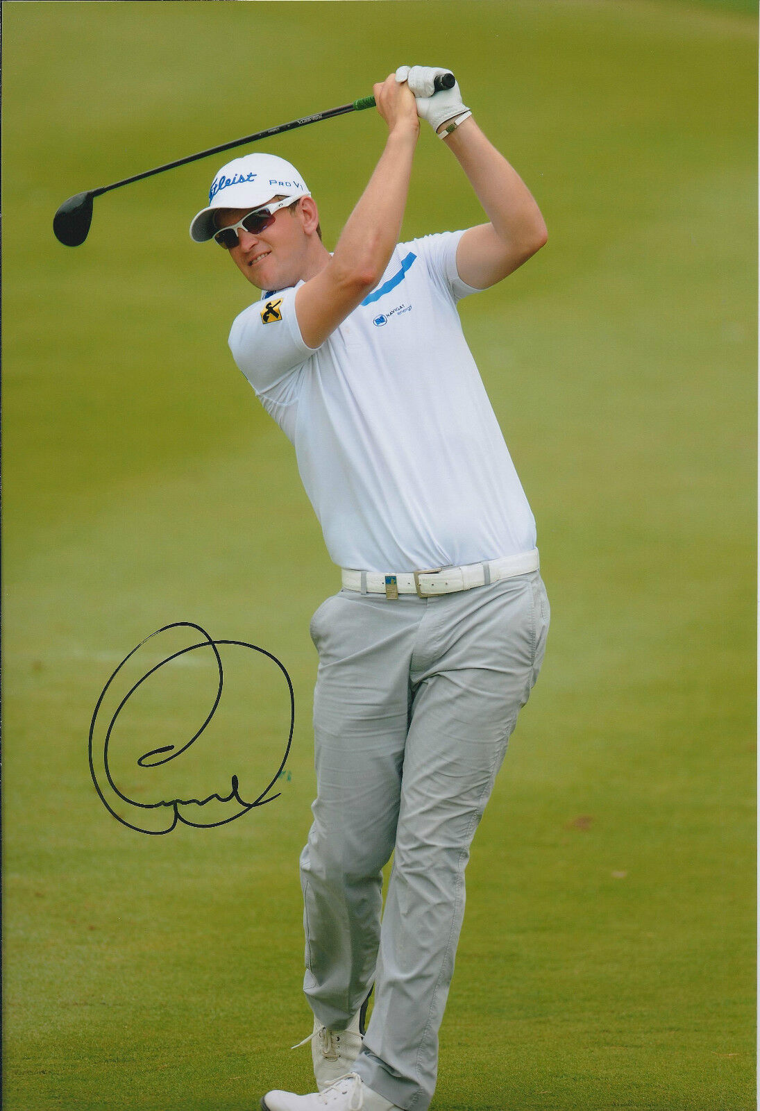 Bernd WIESBERGER SIGNED Photo Poster painting AFTAL Autograph COA European Golf Tour Winner RARE