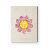 Pink Daisy - Punch Needle