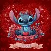 Red Heart Stitch-11CT Stamped Cross Stitch 40*40cm/15.75*15.75in