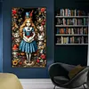 Alice-14CT Stamped Cross Stitch 40*70cm/15.75*27.56in(Big Size) tapestrymarket