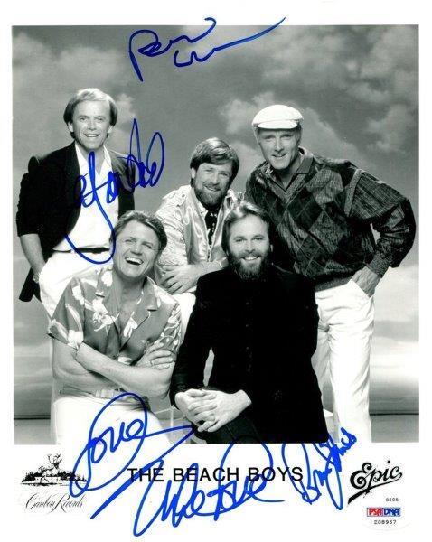 REPRINT - BEACH BOYS Rare Signed 8 x 10 Glossy Photo Poster painting Poster RP Brian Wilson