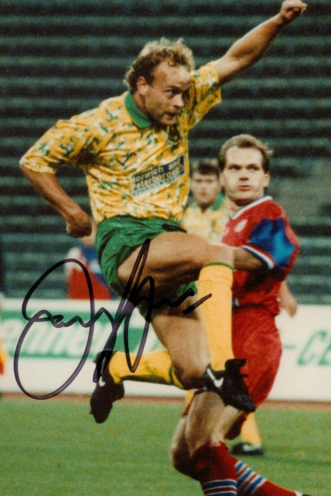 Jeremy Goss Hand Signed 6x4 Photo Poster painting Norwich City Wales Autograph Memorabilia + COA