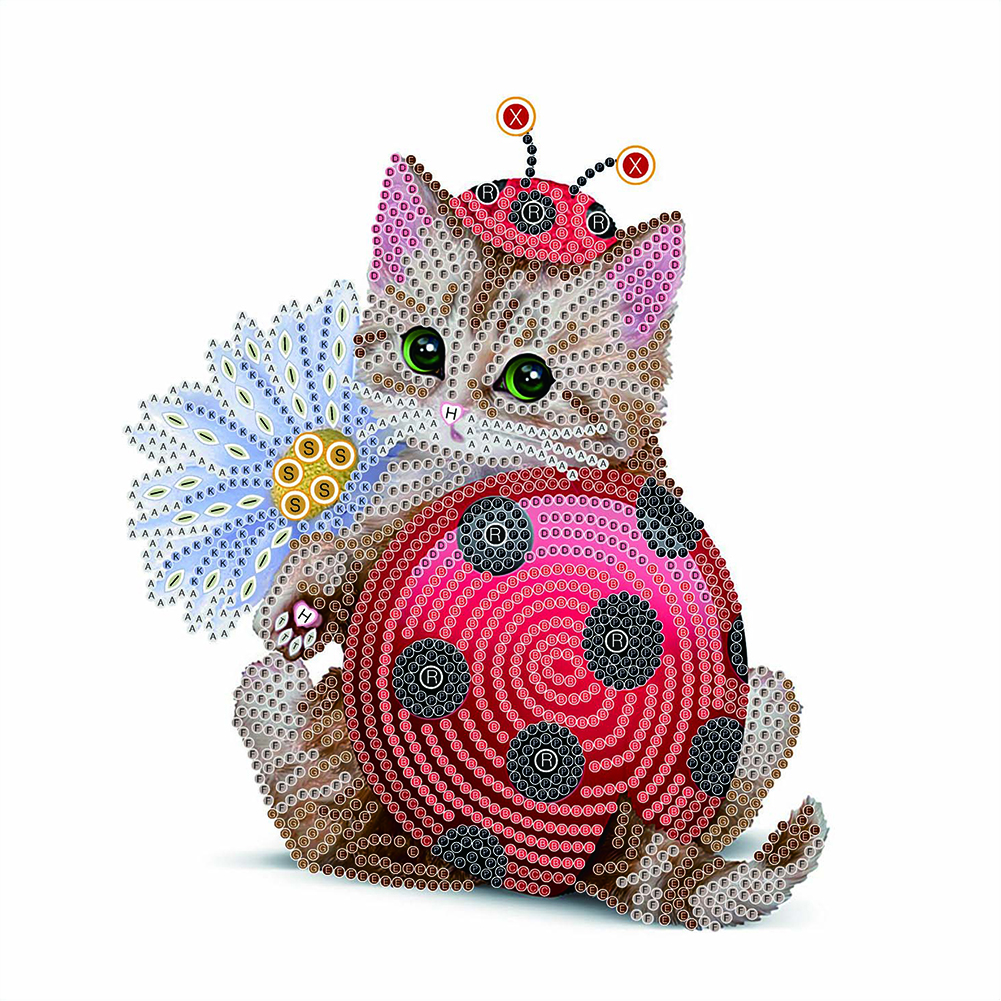 

Little Cat - Special Shaped Diamond Painting - 30*30CM, 501 Original
