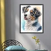 Australian Shepherd Dog-11CT Stamped Cross Stitch 40*50cm/15.75*19.69in