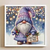 (Stamped/Counted) Christmas Gnome - 11CT Cross Stitch 40*40cm/15.75*15.75in