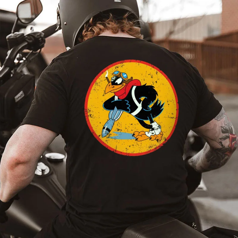 Pilot Mr. Crow Print Men's T-shirt