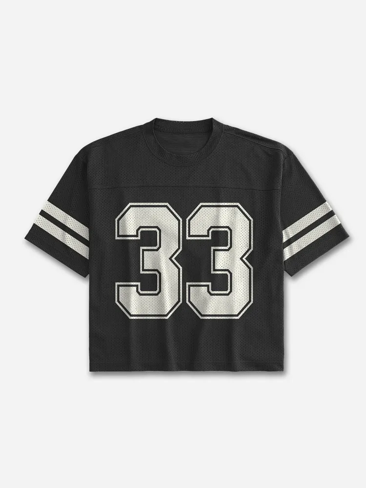 Stripe 33 Blokecore Mesh Football Jersey T-shirt