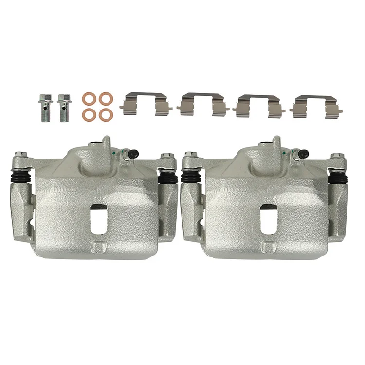Silscvtt 2Pcs Disc Brake Caliper Assembly with Bracket 45019SNAA60 Front Driver and Passenger Side Replacement for Honda Civic Acura EL 1996-2011