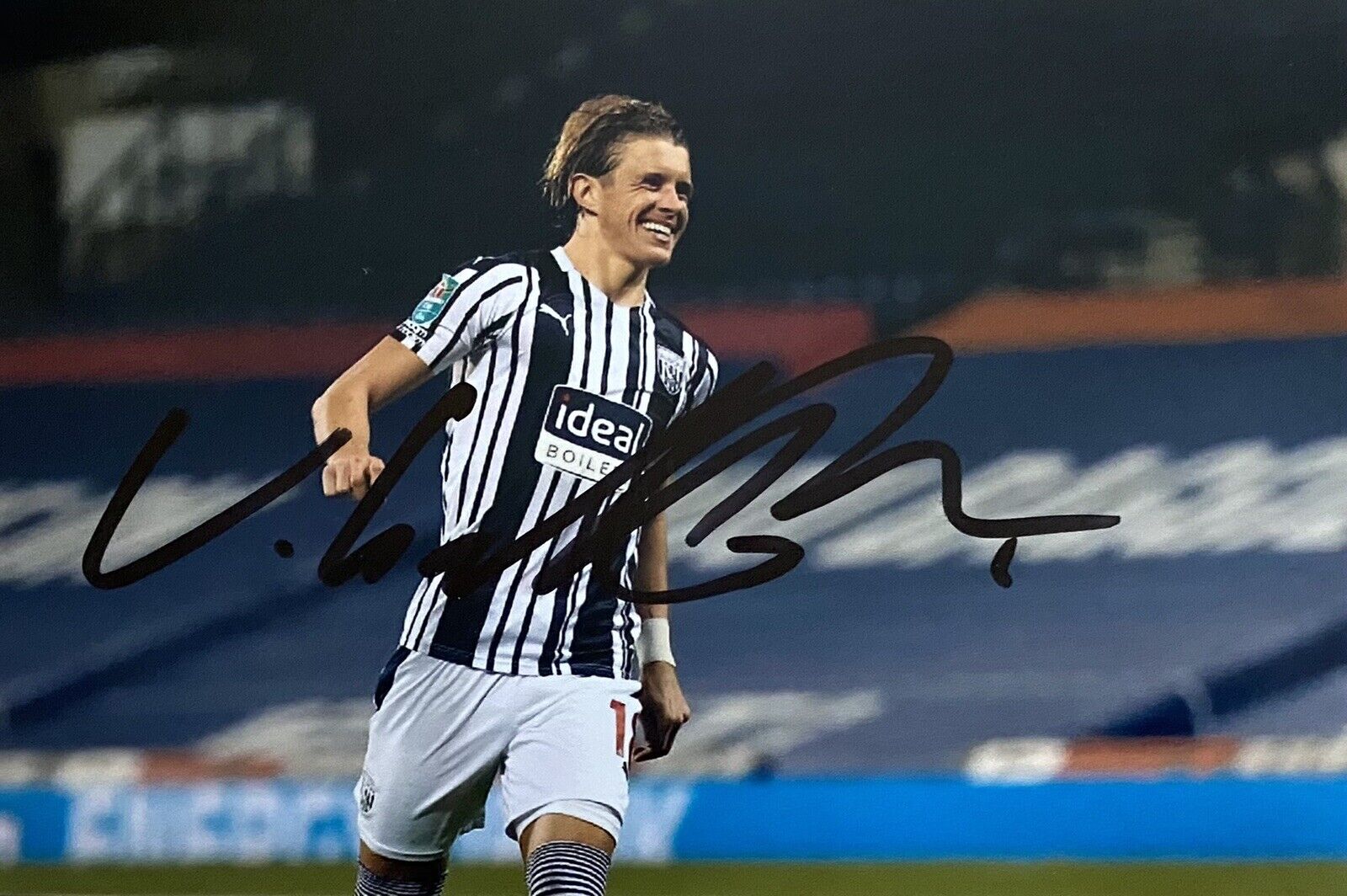 Conor Gallagher Genuine Hand Signed West Brom 6X4 Photo Poster painting, See Proof