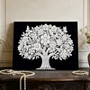 DIY Pearl Painting Butterfly Tree for Home Wall Decor with Frame(20x30cm)
