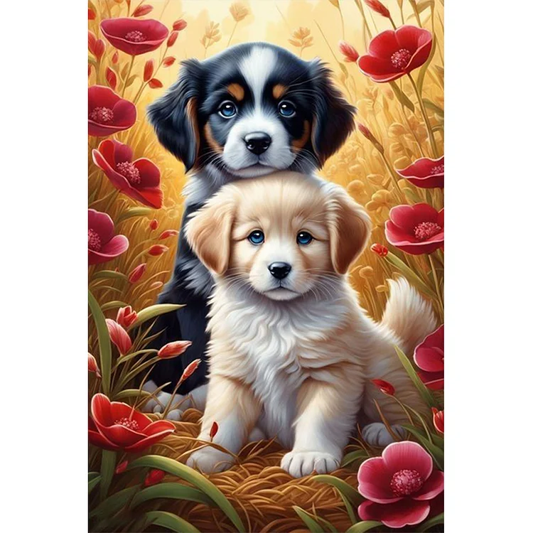 Puppy - Painting By Numbers - 40*60CM gbfke
