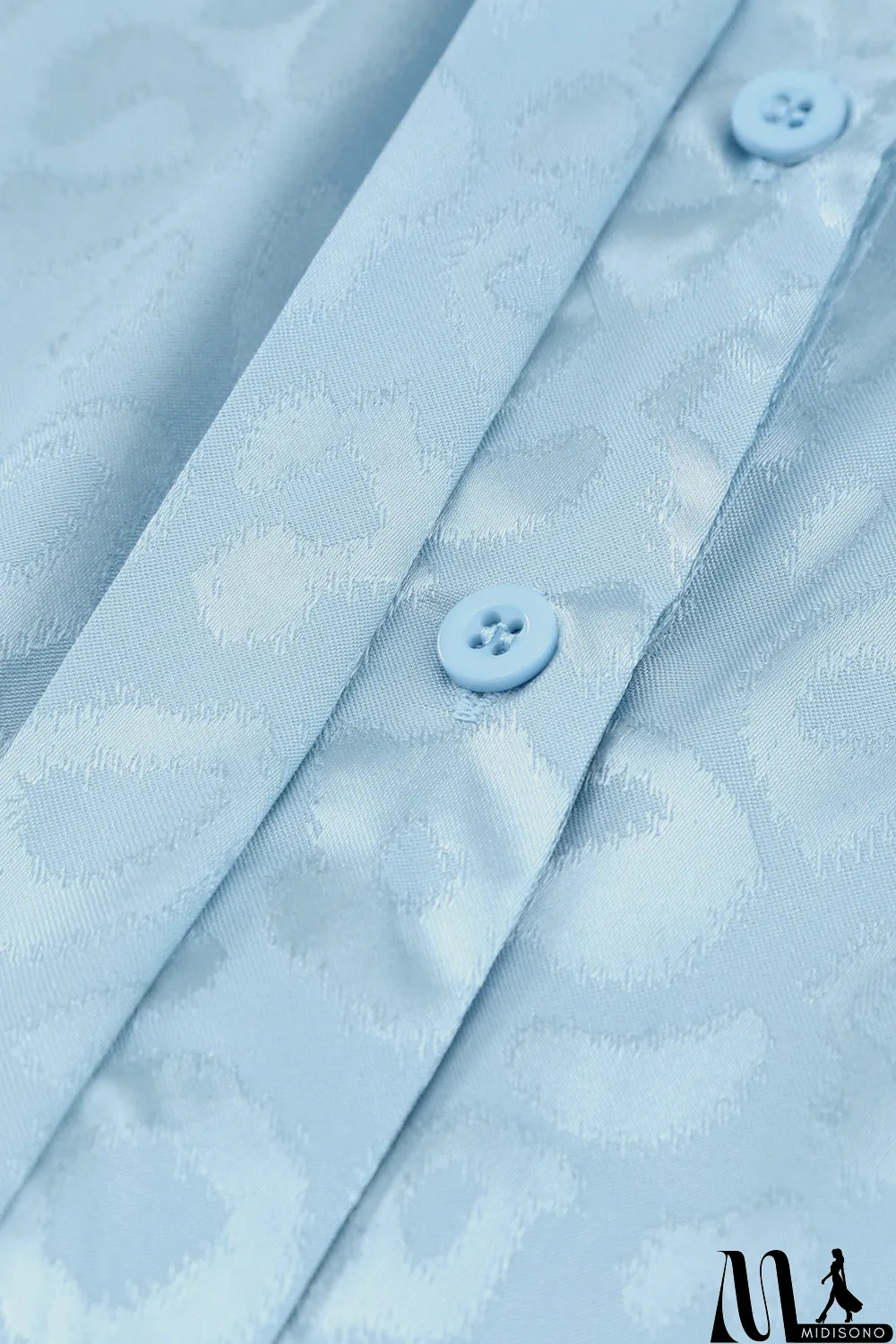 MidiSono - Embossed Button Shirt