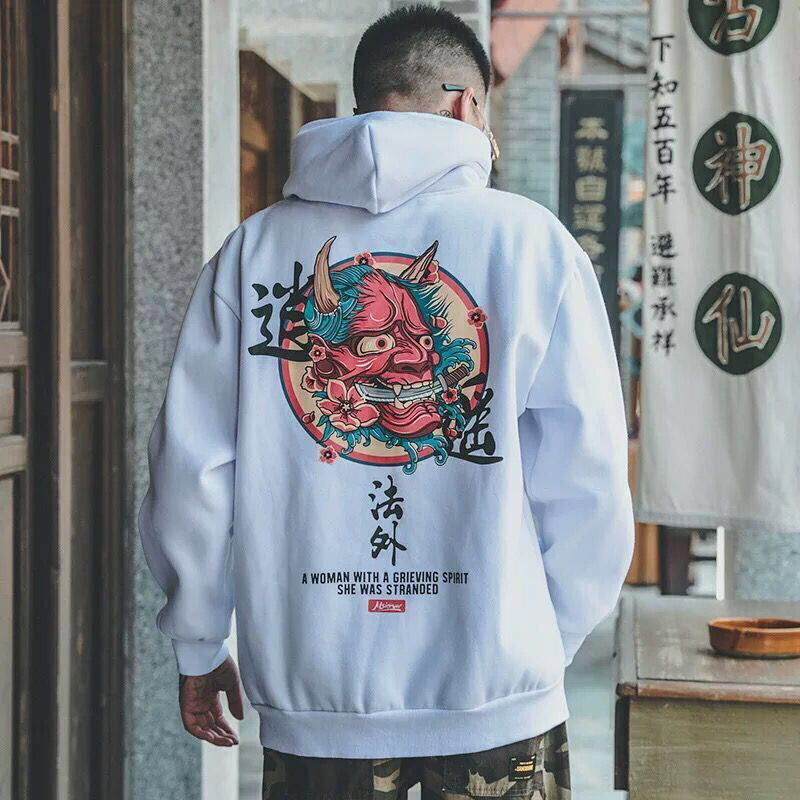 Street Hip-hop Japanese Hooded Couple Sweater(2.0) / TECHWEAR CLUB / Techwear