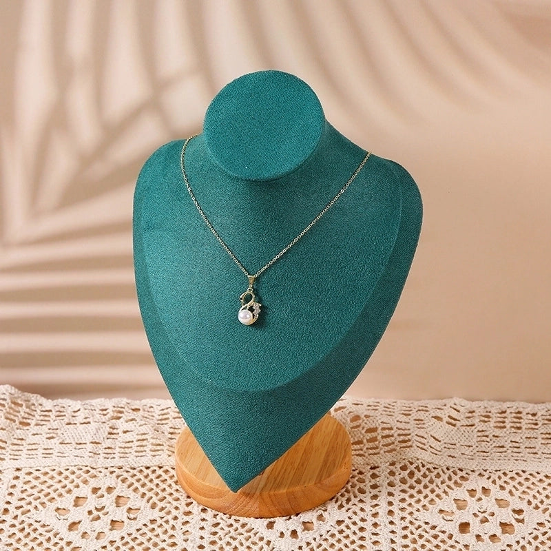 High-Grade Solid Wood Necklace Display Stand Neck Neck Model Necklace Stand Neck Model Display Stand Stall Storage Special Stand