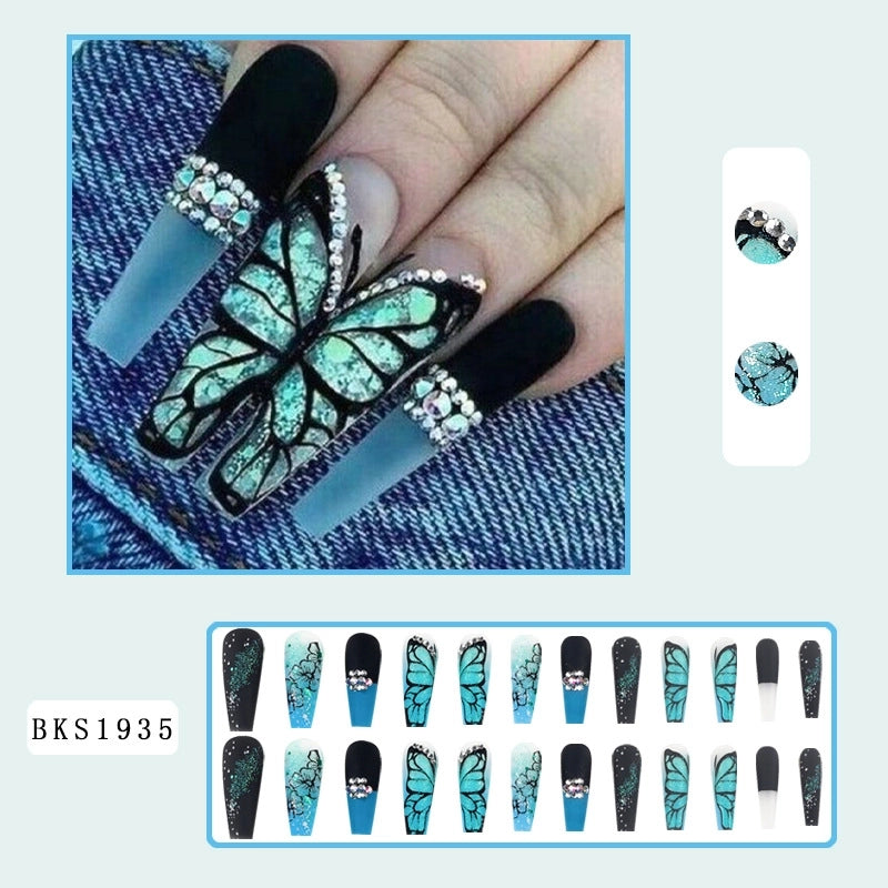 Cute Retro Sweet Cartoon Rose Abs Nail Patches 1 Set